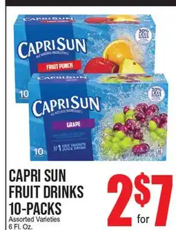 Extra Supermarket CAPRI SUN FRUIT DRINKS offer