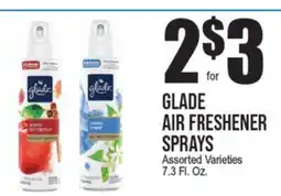 Extra Supermarket GLADE AIR FRESHENER SPRAYS offer