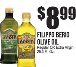 Extra Supermarket FILIPPO BERIO OLIVE OIL offer