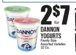 Extra Supermarket DANNON YOGURTS offer