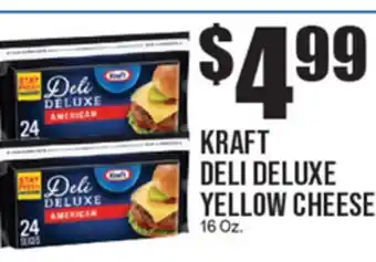 Extra Supermarket KRAFT DELI DELUXE YELLOW CHEESE offer
