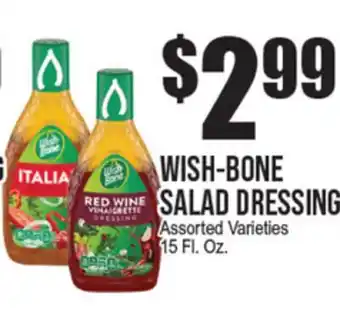 Extra Supermarket WISH-BONE SALAD DRESSING offer
