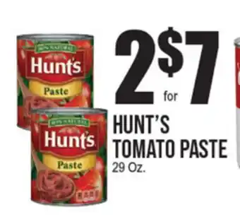 Extra Supermarket HUNT'S TOMATO PASTE offer
