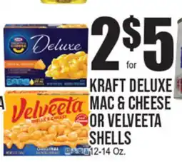 Extra Supermarket KRAFT DELUXE MAC & CHEESE OR VELVEETA SHELLS offer