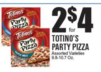 Extra Supermarket TOTINO'S PARTY PIZZA offer