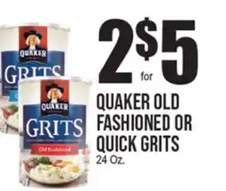 Extra Supermarket QUAKER OLD FASHIONED OR QUICK GRITS offer