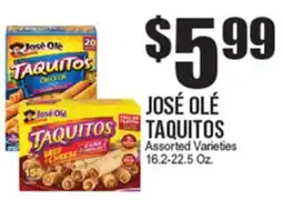 Extra Supermarket JOSÉ OLÉ TAQUITOS offer