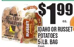 Extra Supermarket IDAHO OR RUSSET POTATOES offer