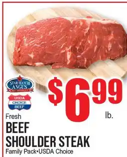 Extra Supermarket FRESH BEEF SHOULDER STEAK offer