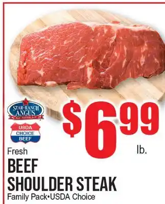 Extra Supermarket FRESH BEEF SHOULDER STEAK offer