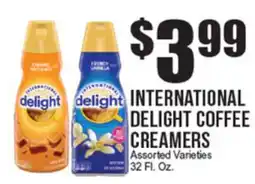 Extra Supermarket INTERNATIONAL DELIGHT COFFEE CREAMERS offer