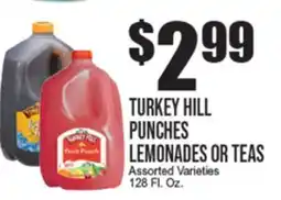 Extra Supermarket TURKEY HILL PUNCHES LEMONADES OR TEAS offer