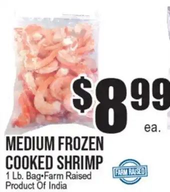 Extra Supermarket MEDIUM FROZEN COOKED SHRIMP offer