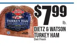 Extra Supermarket DIETZ & WATSON TURKEY HAM offer