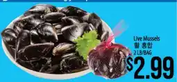 Hmart Live Mussels offer
