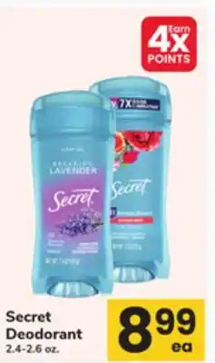 ACME Secret Deodorant offer