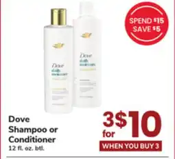 ACME Dove Shampoo or Conditioner offer