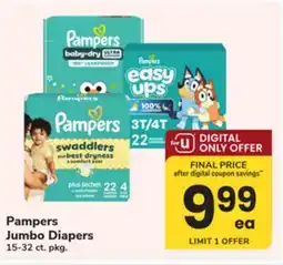 ACME Pampers Jumbo Diapers offer
