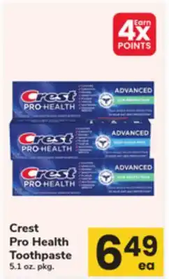 ACME Crest Pro Health Toothpaste offer