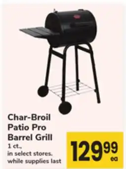 ACME Char-Broil Patio Pro Barrel Grill offer