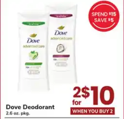 ACME Dove Deodorant offer