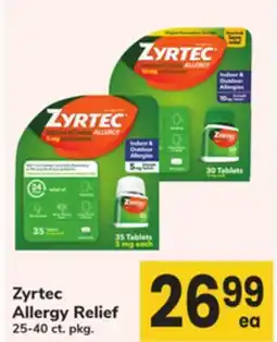 ACME Zyrtec Allergy Relief offer