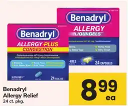 ACME Benadryl Allergy Relief offer