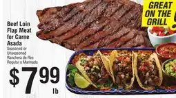 Smart & Final Beef Loin Flap Meat for Carne Asada Seasoned offer