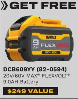 Runnings DEWALT 20V/60V MAX* FLEXVOLT 9.0AH Battery offer