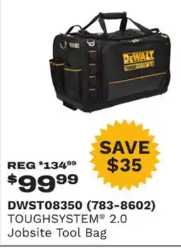 Runnings Dewalt TOUGHSYSTEM 2.0 Jobsite Tool Bag offer