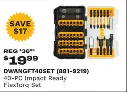 Runnings 40-PC Impact Ready FlexTorq Set offer