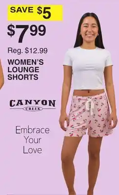 Dunham's Sports WOMEN'S LOUNGE SHORTS offer