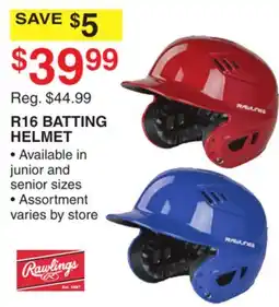 Dunham's Sports RAWLINGS R16 BATTING HELMET offer