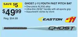 Dunham's Sports EASTON GHOST (- 11) YOUTH FAST PITCH BAT offer