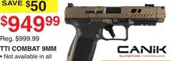 Dunham's Sports CANIK TTI COMBAT 9MM offer