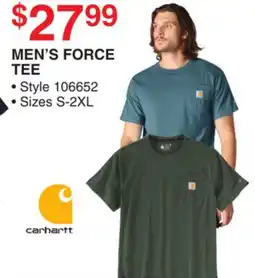 Dunham's Sports CARHARTT MEN'S FORCE TEE offer
