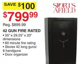 Dunham's Sports 42 GUN FIRE RATED offer