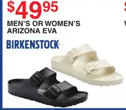 Dunham's Sports BIRKENSTOCK MEN'S OR WOMEN'S ARIZONA EVA offer