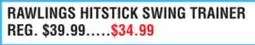 Dunham's Sports RAWLINGS HITSTICK SWING TRAINER offer
