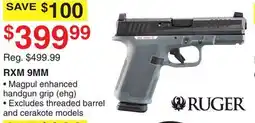 Dunham's Sports RUGER RXM 9MM offer