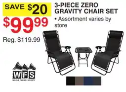 Dunham's Sports 3-PIECE ZERO GRAVITY CHAIR SET offer