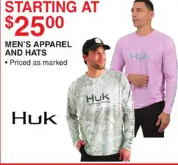 Dunham's Sports HUK MEN'S APPAREL AND HATS offer
