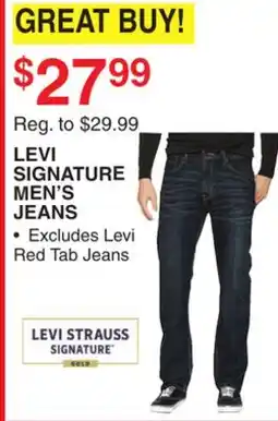 Dunham's Sports LEVI SIGNATURE MEN'S JEANS offer