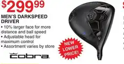 Dunham's Sports COBRA MEN'S DARKSPEED DRIVER offer