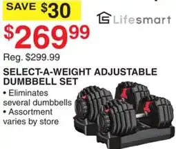 Dunham's Sports SELECT-A-WEIGHT ADJUSTABLE DUMBBELL SET offer