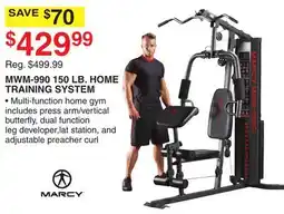 Dunham's Sports MARCY MWM-990 150 LB. HOME TRAINING SYSTEM offer