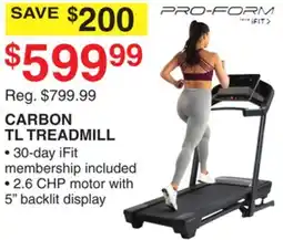 Dunham's Sports CARBON TL TREADMILL offer