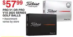 Dunham's Sports PRO V1 OR PRO V1X 2025 SERIES GOLF BALLS offer