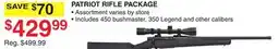 Dunham's Sports PATRIOT RIFLE PACKAGE offer