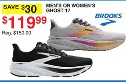 Dunham's Sports BROOKS MEN'S OR WOMEN'S GHOST 17 offer